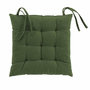 Voir la diapositive 2 : Paris Prix Coussin de Chaise  Mistral  40x40cm Vert