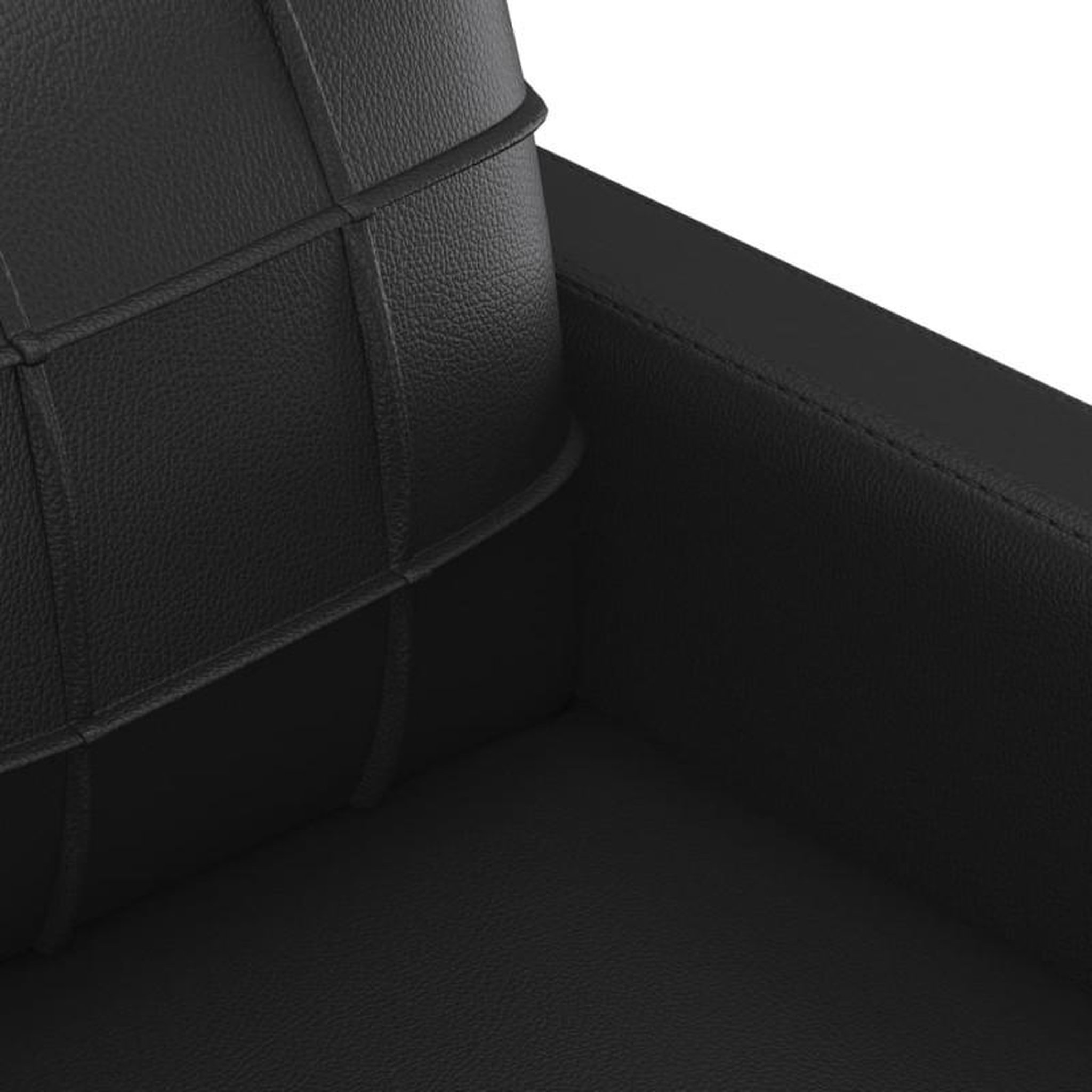 Voir la diapositive 6 : VIDAXL Canapé à 2 places Noir 120 cm Similicuir