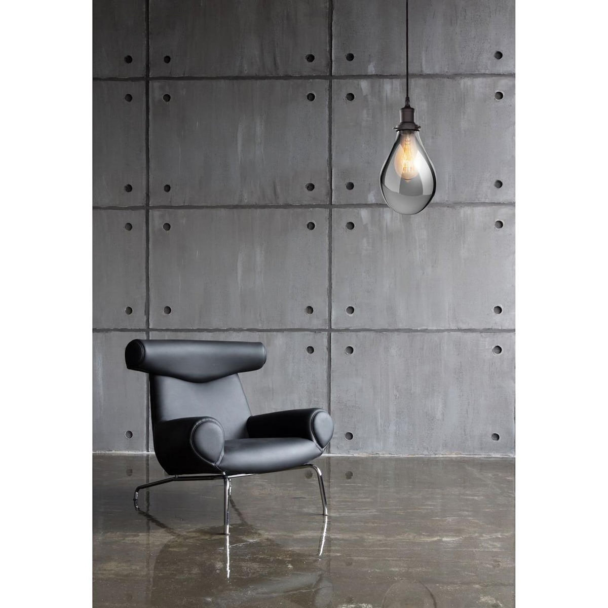 Paris Prix Lampe Suspension Design  Sancho  25cm Gris
