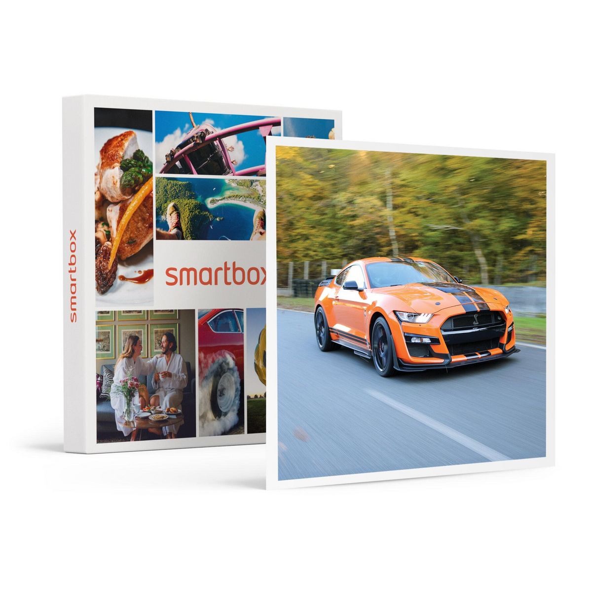 Smartbox Stage de pilotage : 3 tours de circuit au volant d'une Mustang Shelby GT500 - Coffret Cadeau Sport & Aventure