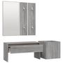 Voir la diapositive 5 : VIDAXL Ensemble de meubles de couloir Sonoma gris Bois d'ingenierie