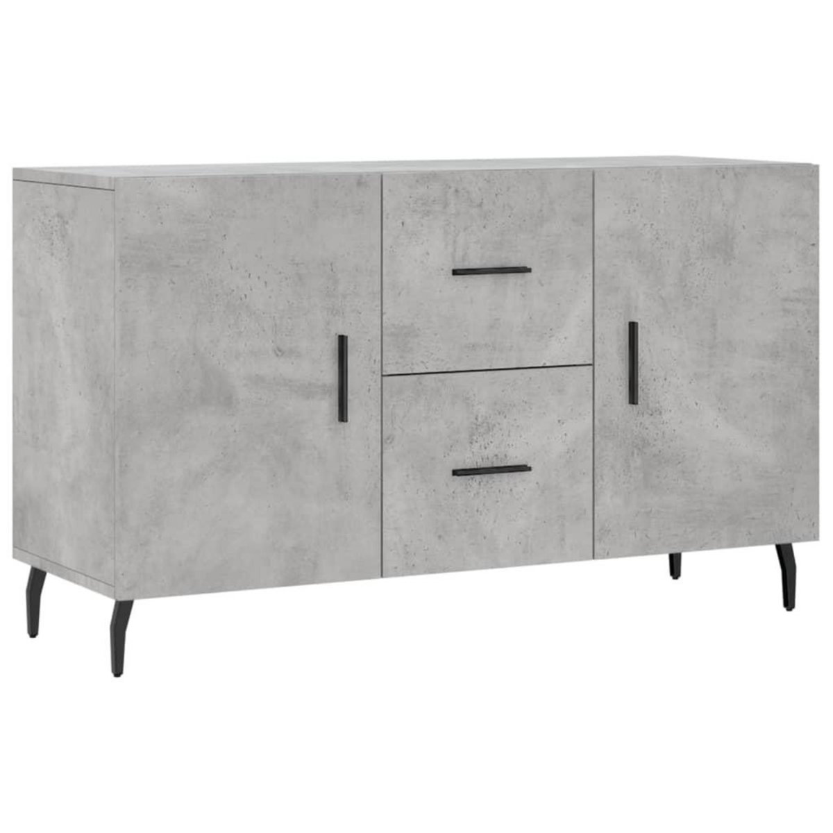 VIDAXL Buffet gris beton 100x36x60 cm bois d'ingenierie