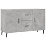 Voir la diapositive 2 : VIDAXL Buffet gris beton 100x36x60 cm bois d'ingenierie