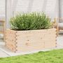 Voir la diapositive 3 : VIDAXL Jardiniere 110x60x45,5 cm bois de pin massif