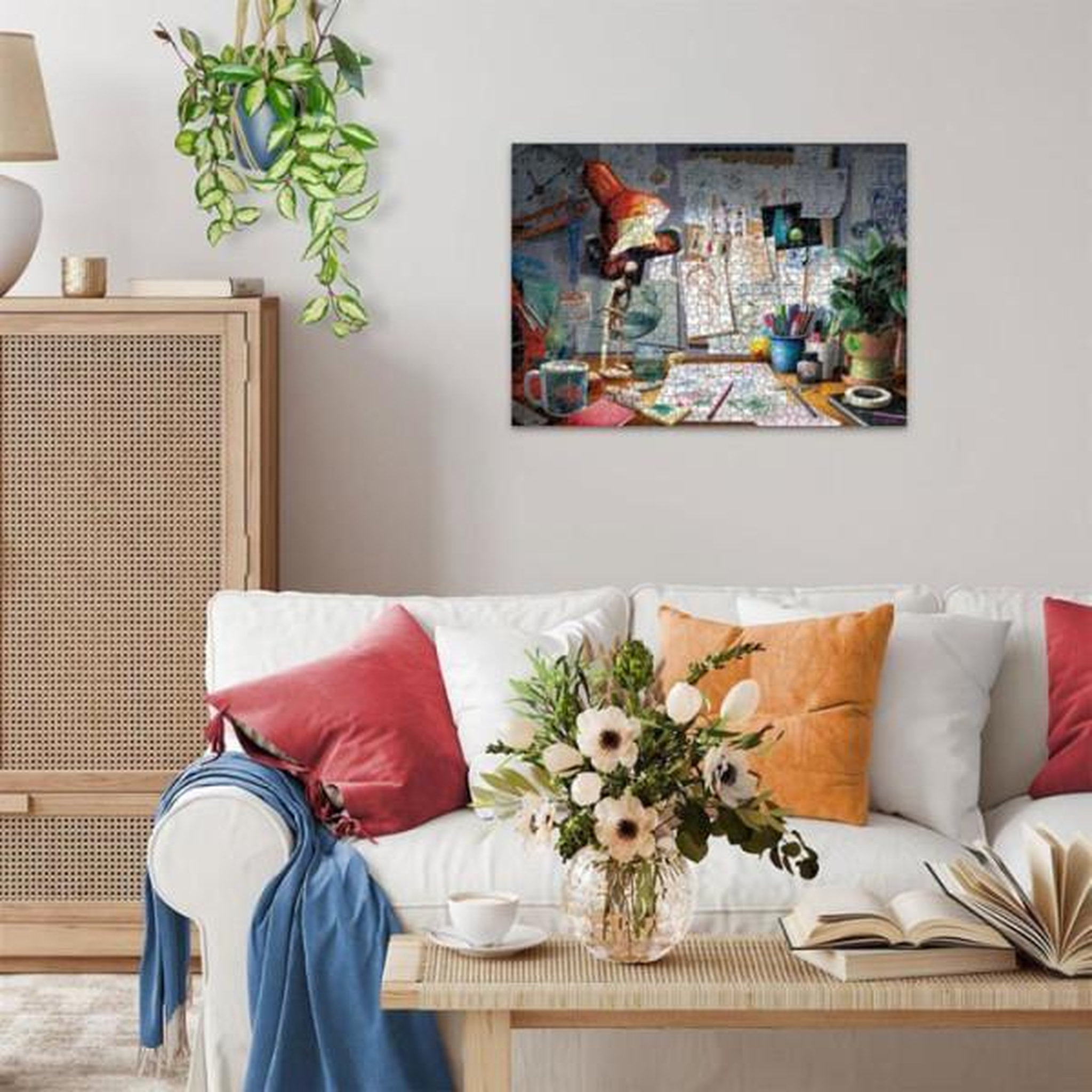 Voir la diapositive 5 : RAVENSBURGER Puzzle 1000 pièces - ravensburger - 12000302 - le bureau de l'artiste (disney/pixar) - 70 x 50 cm - à partir de 14 ans