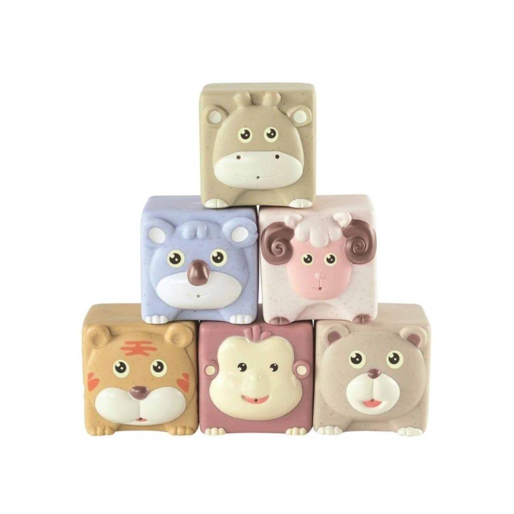 Voir la diapositive 2 : ELINELI Jouets pour le bain - set 4en1 avec animaux