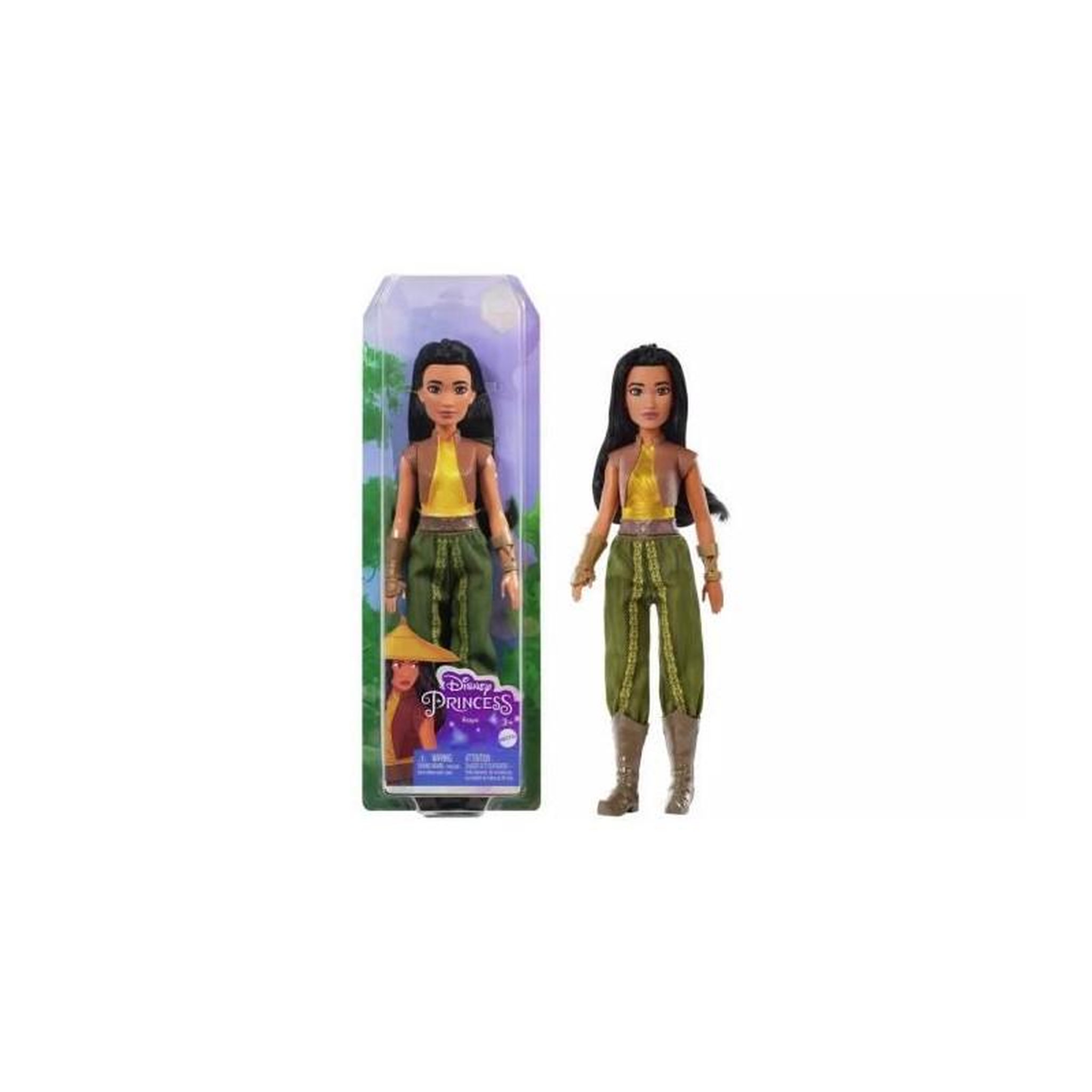 Voir la diapositive 3 : DISNEY PRINCESS Princesse Disney - Poupée Raya 29Cm - Poupées Mannequins - 3 Ans Et +