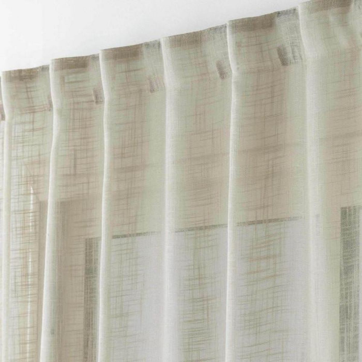 Paris Prix Rideau Voilage à Passants  Haltona  140x240cm Noisette