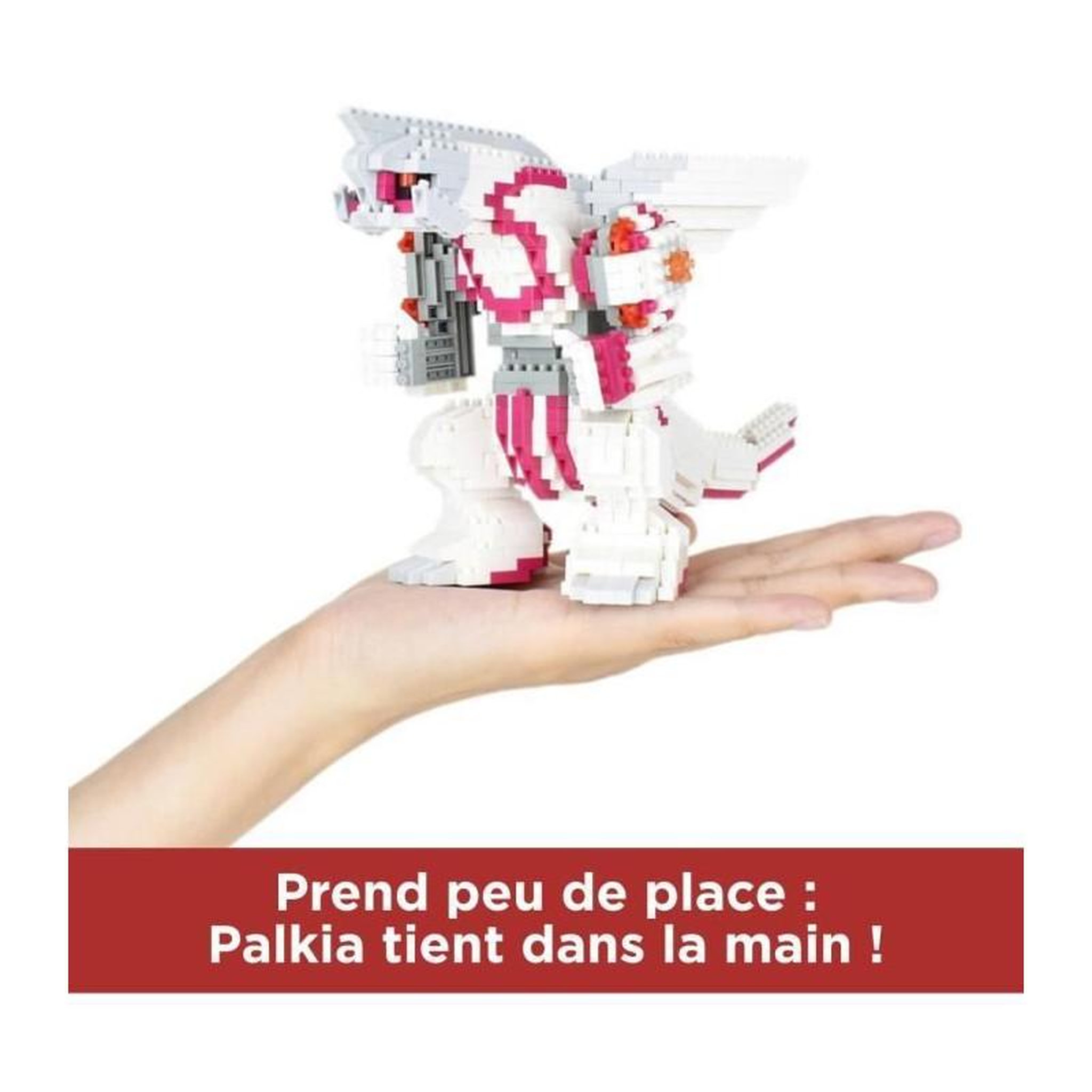 Voir la diapositive 4 : BANDAI Figurine en briques - BANDAI - NANOBLOCK - Pokémon - Palkia - 1050 pcs
