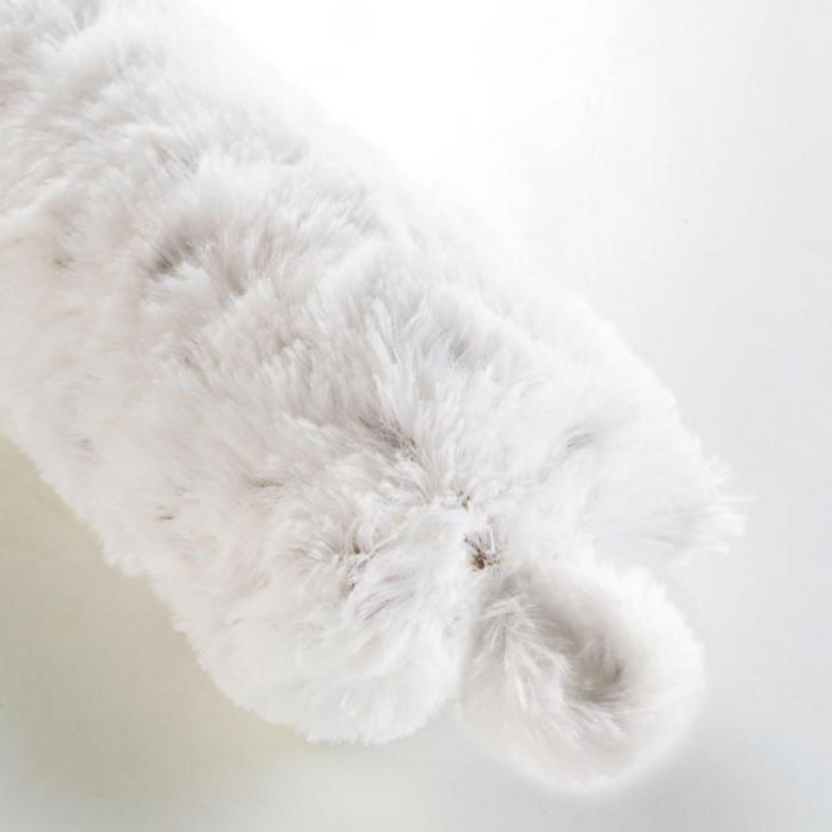 Paris Prix Boudin Bas de Porte Imitation Fourrure  Alaska  80cm Naturel