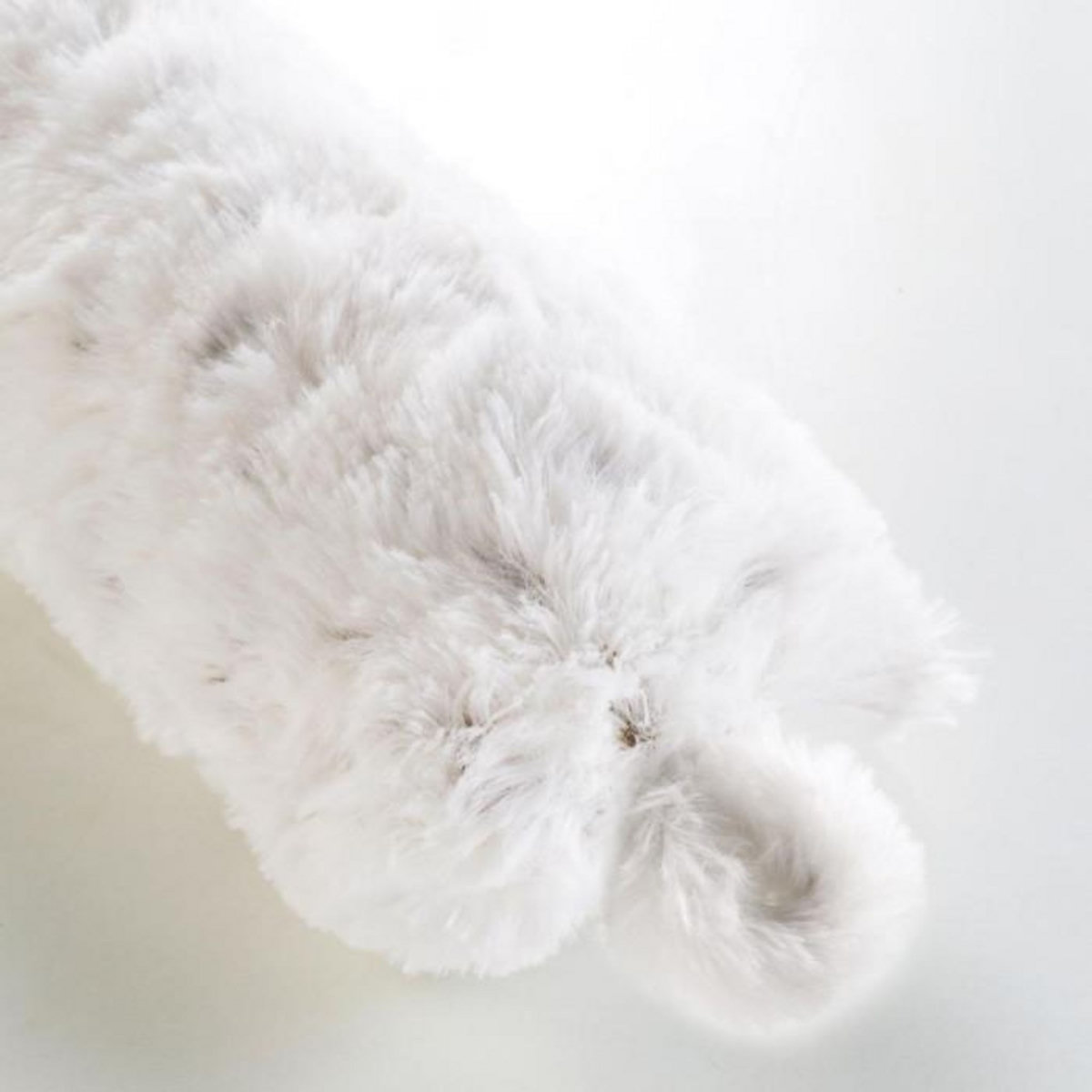 Paris Prix Boudin Bas de Porte Imitation Fourrure  Alaska  80cm Naturel