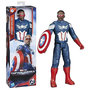 Voir la diapositive 1 : Marvel Figurine Marvel Captain America Titan Hero Series 30 cm bleu