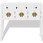 Voir la diapositive 3 : VIDAXL Buffet en style chinois en bois massif Blanc