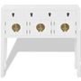 Voir la diapositive 3 : VIDAXL Buffet en style chinois en bois massif Blanc