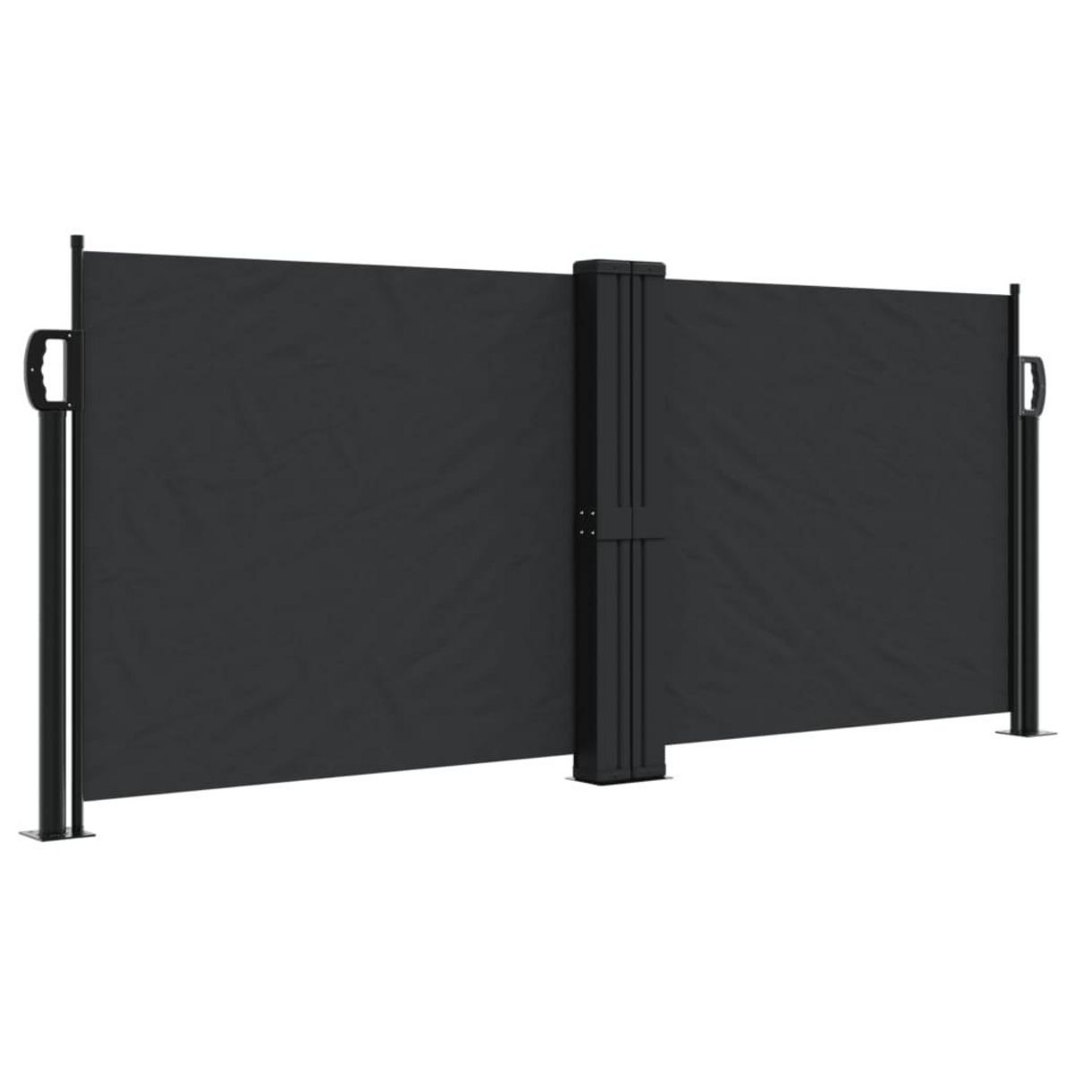 VIDAXL Auvent lateral retractable noir 100x600 cm