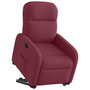 Voir la diapositive 3 : VIDAXL Fauteuil inclinable rouge bordeaux tissu