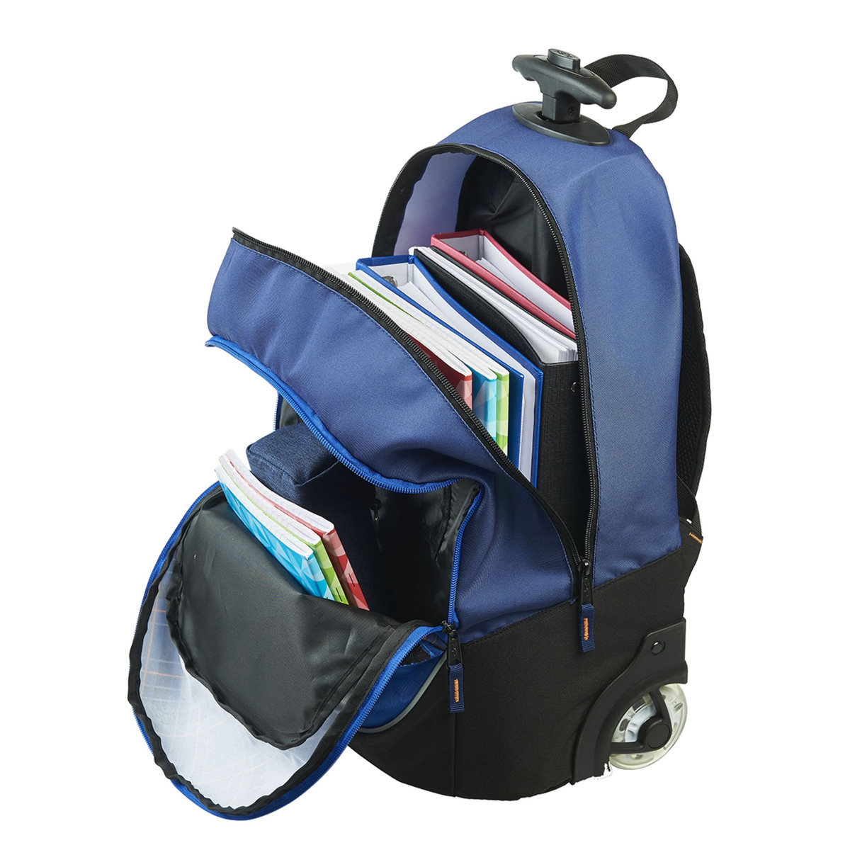 BODYPACK Sac à dos à roulettes bleu