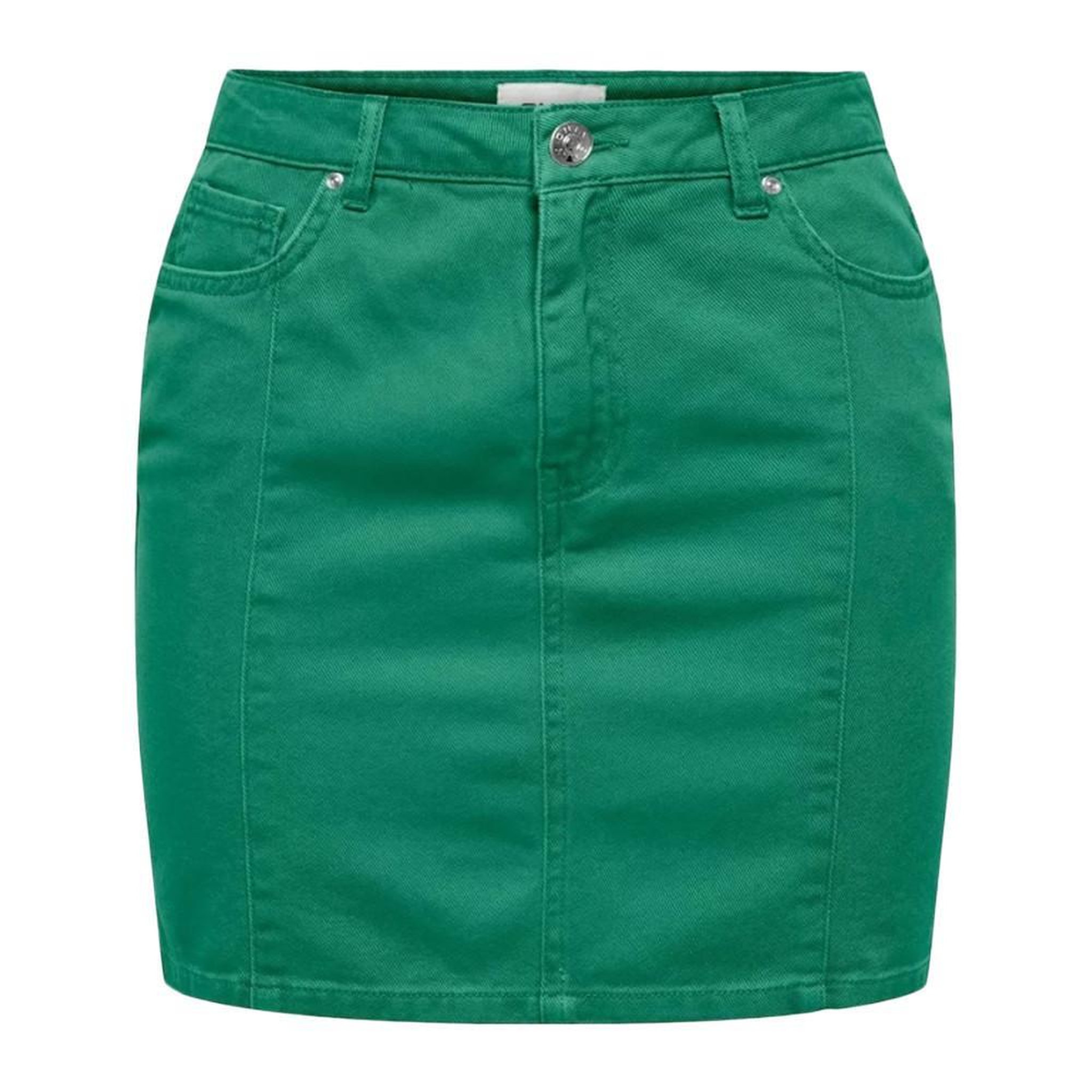 Only Jupe en Jean Verte Femme Only Pintu. Coloris disponibles : Vert