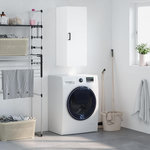 VIDAXL Armoire murale blanc 34,5x34x90 cm