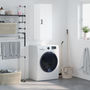 Voir la diapositive 1 : VIDAXL Armoire murale blanc 34,5x34x90 cm