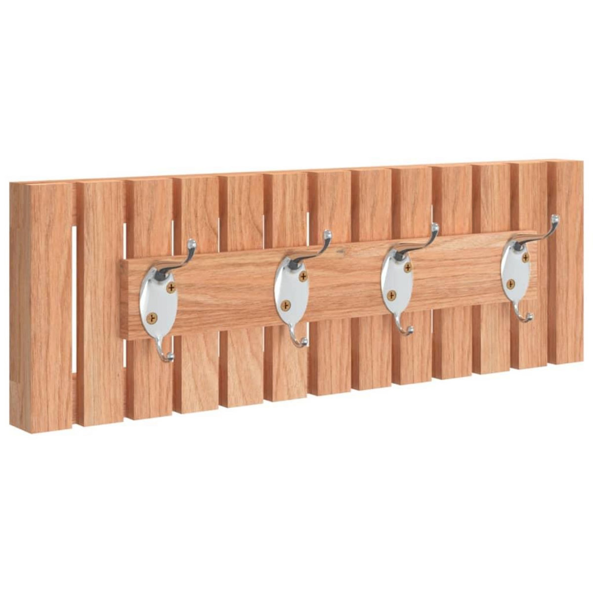 VIDAXL Cintre mural 42x8,5x14 cm Bois massif de noyer