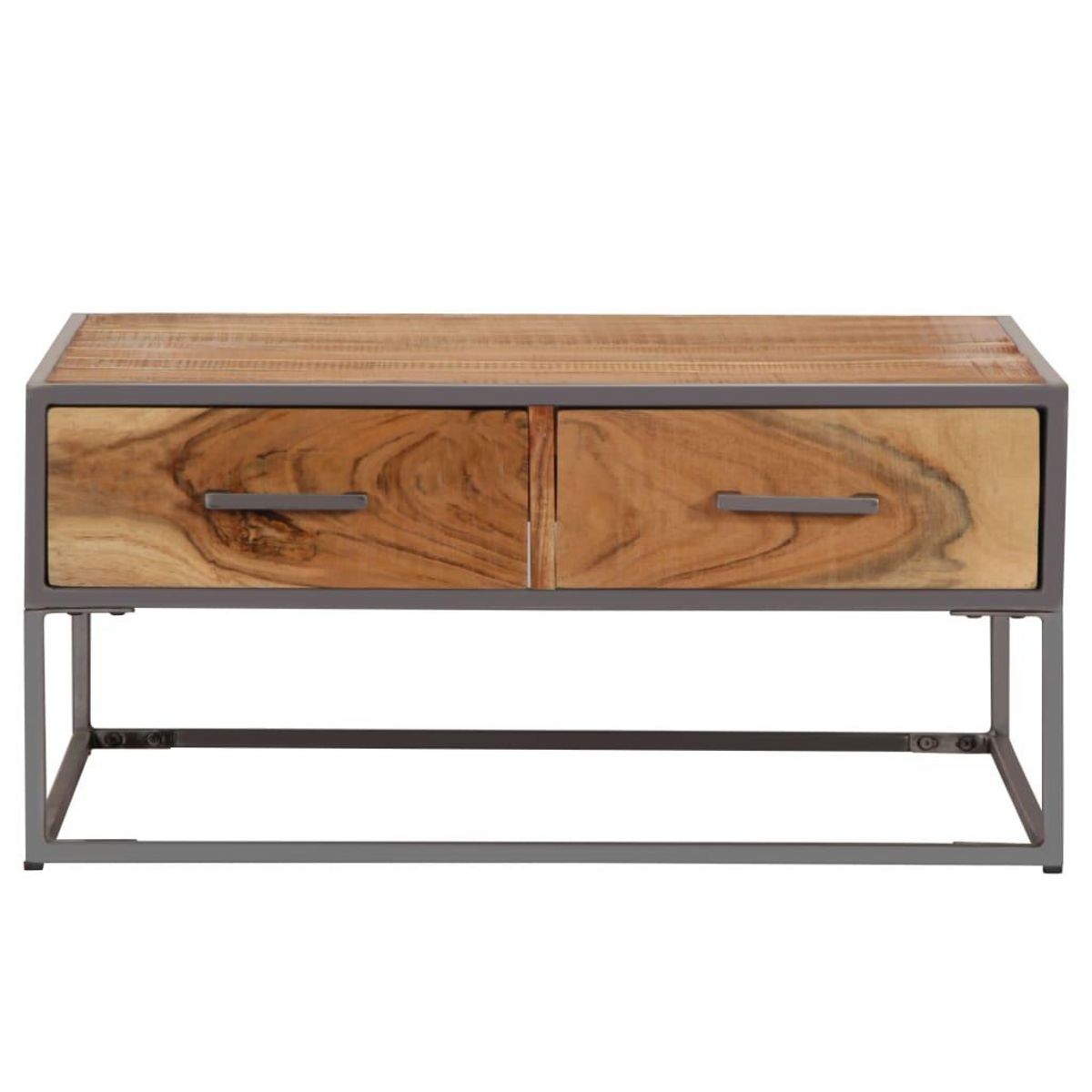VIDAXL Table basse 75x75x35 cm Bois solide d'acacia
