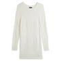 Voir la diapositive 3 : INEXTENSO Robe pull col rond écru femme