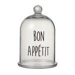Paris Prix Cloche en Verre  Bon Appétit  31cm Transparent