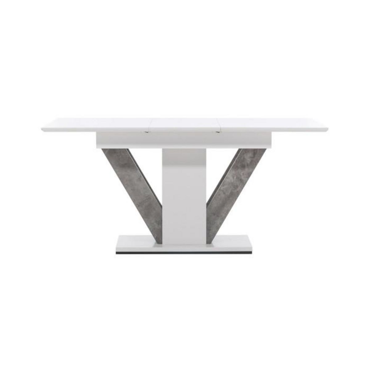 Paris Prix Table à Manger Extensible  Disa  120-160cm Blanc
