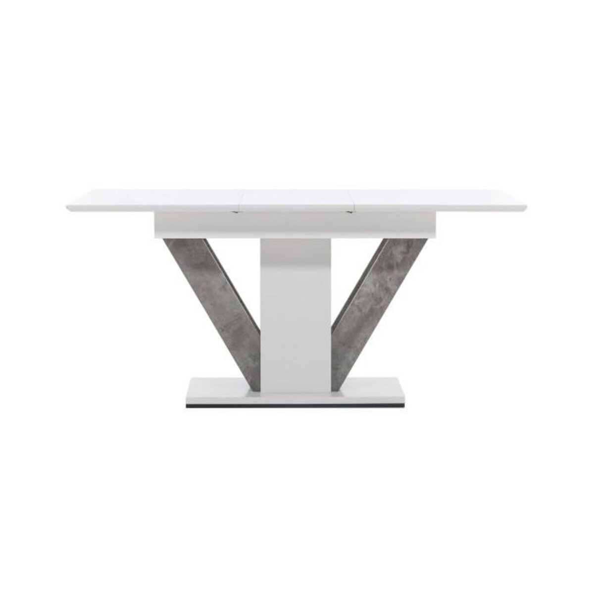 Paris Prix Table à Manger Extensible  Disa  120-160cm Blanc