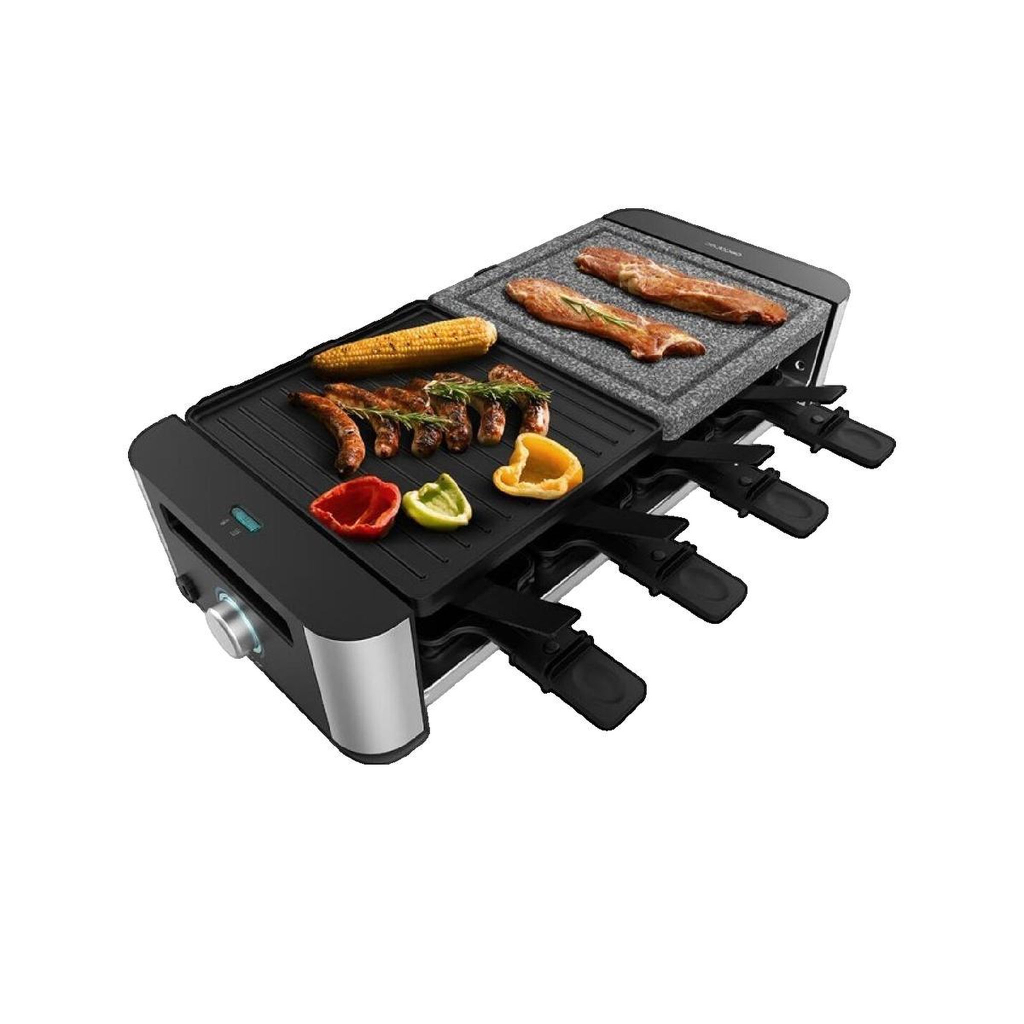CECOTEC Appareil de raclette Cecotec Modèle de raclette Noir moderne 1400 W