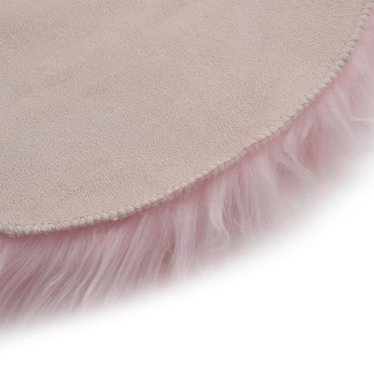VIDAXL Tapis 60 x 90 cm Peau de mouton synthetique Rose