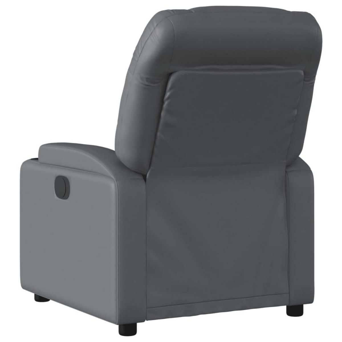 VIDAXL Fauteuil de massage inclinable electrique gris similicuir