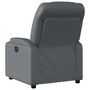 Voir la diapositive 4 : VIDAXL Fauteuil de massage inclinable electrique gris similicuir