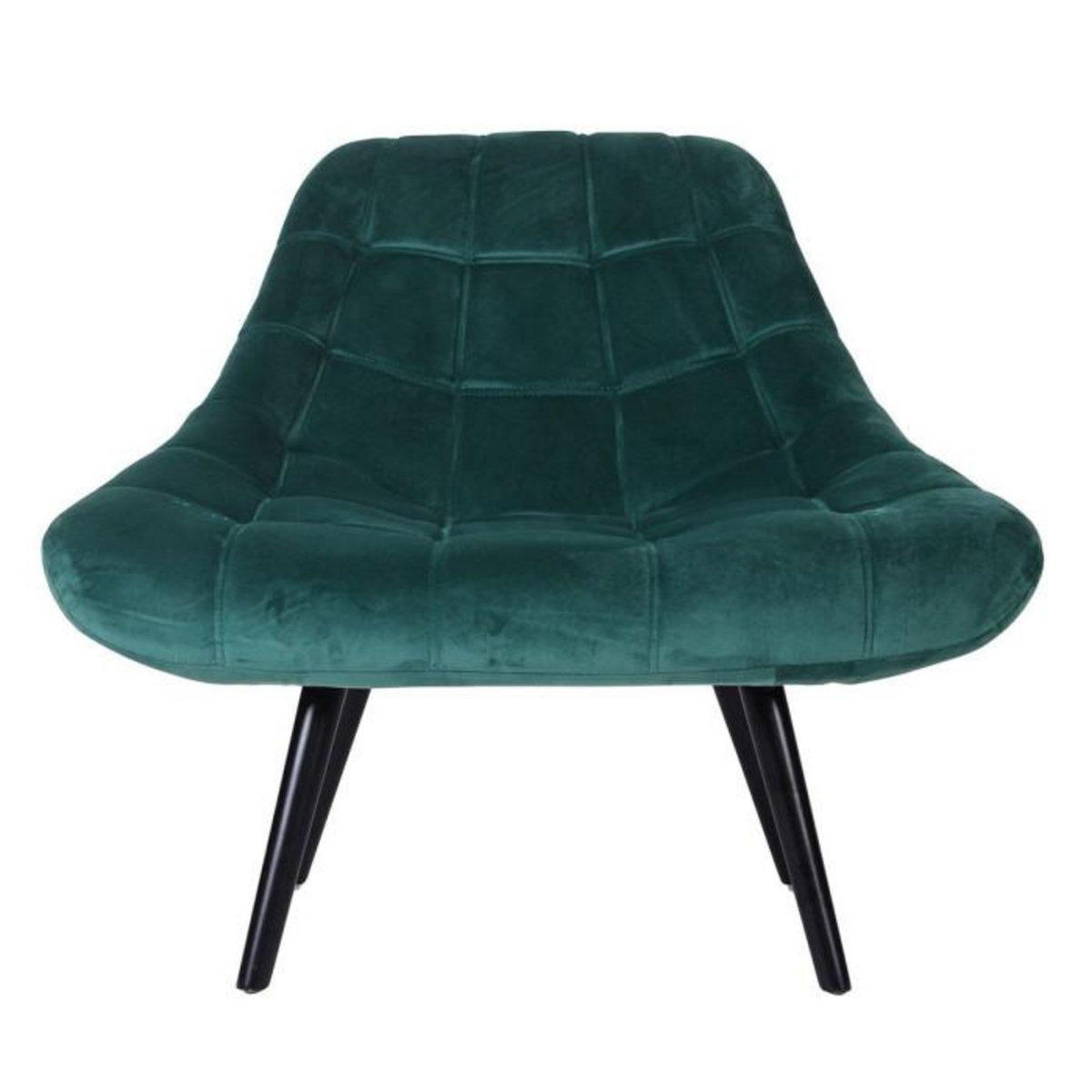 Paris Prix Fauteuil Scandinave en Velours  Johan  102cm Vert