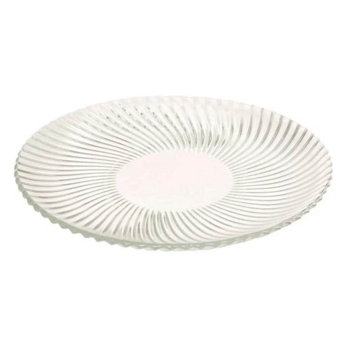 SECRET DE GOURMET Lot de 6 Assiettes à Dessert  Odyssée  20cm Transparent