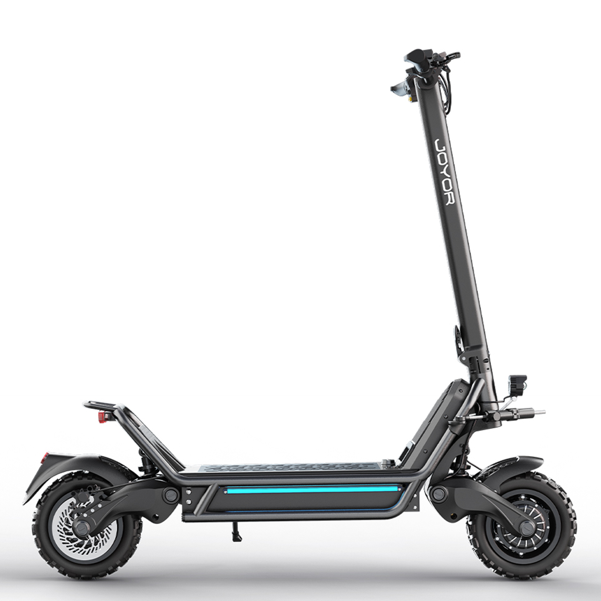 Voir la diapositive 2 : JOYOR Trottinette électrique JOYOR E6-S - Deux moteurs de 1600 W - 60 V 31,5 Ah - NFC