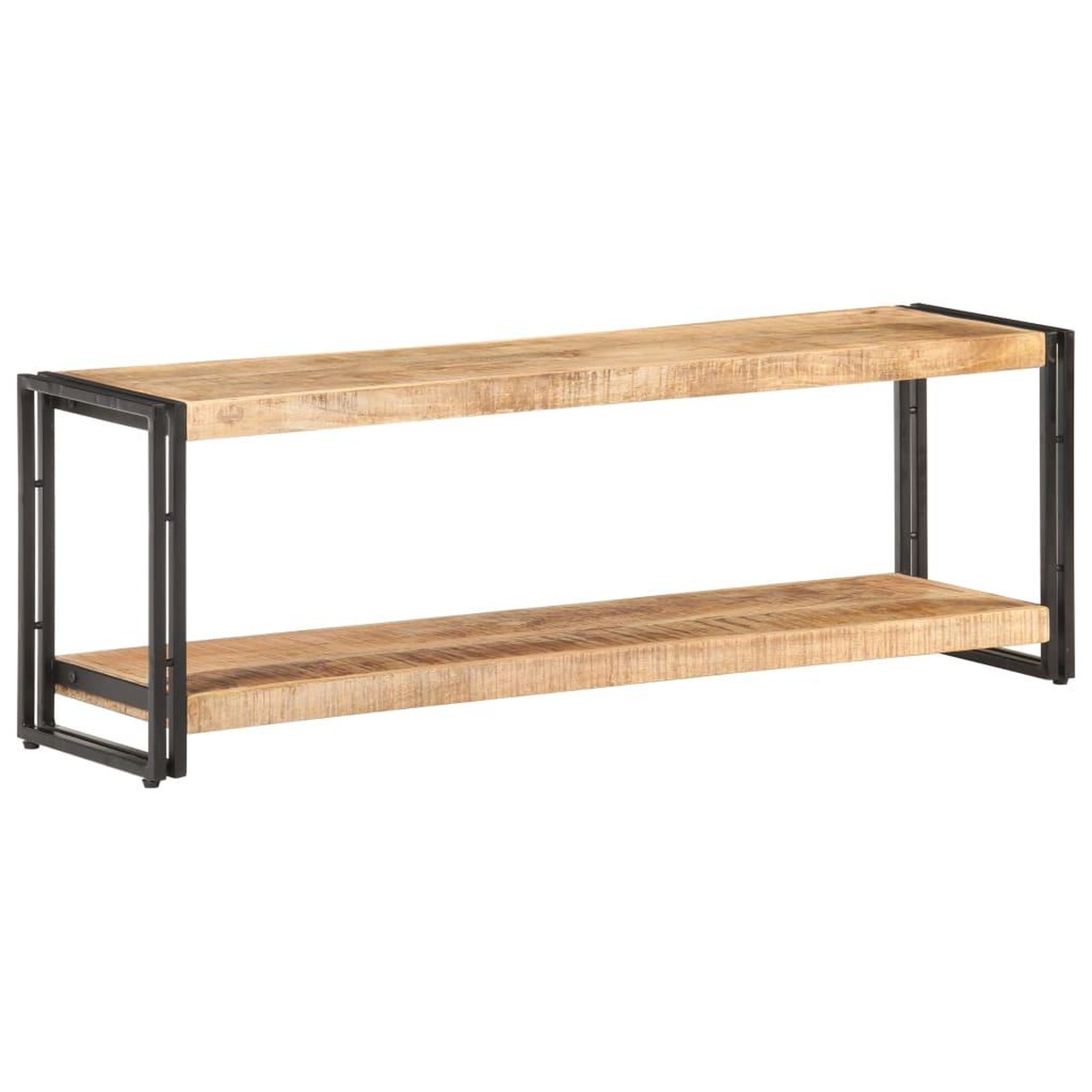 Voir la diapositive 1 : VIDAXL Meuble TV 120x30x40 cm Bois de manguier brut