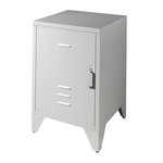 Paris Prix Table de Chevet Enfant  Bronxx  60cm Gris Mat