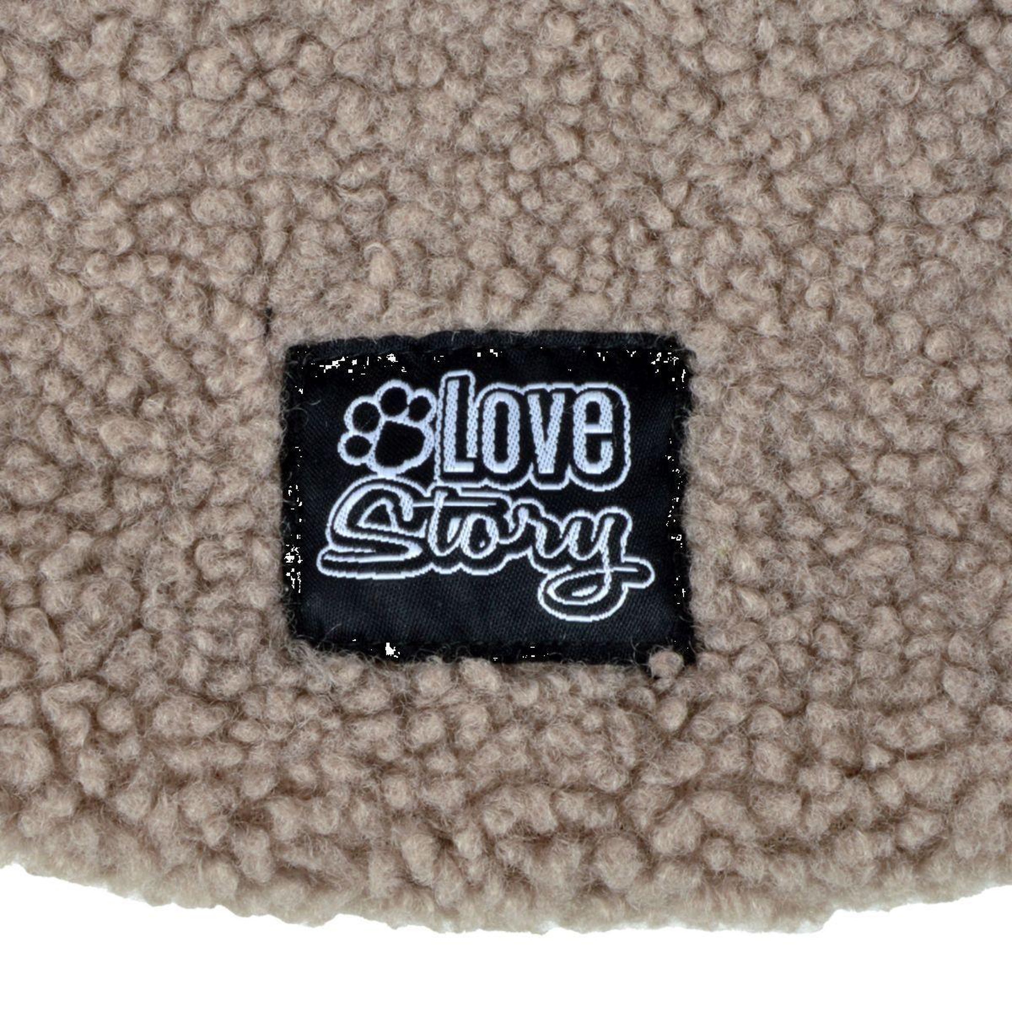 Voir la diapositive 4 : LOVE STORY Manteau matelassé pour chien  teddy  30cm beige