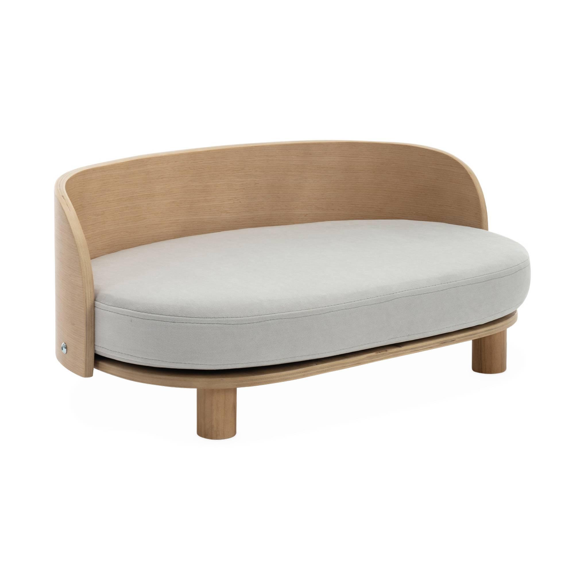 Voir la diapositive 1 : SWEEEK Panier pour chien et chat, lit pour animaux de compagnie, en bois