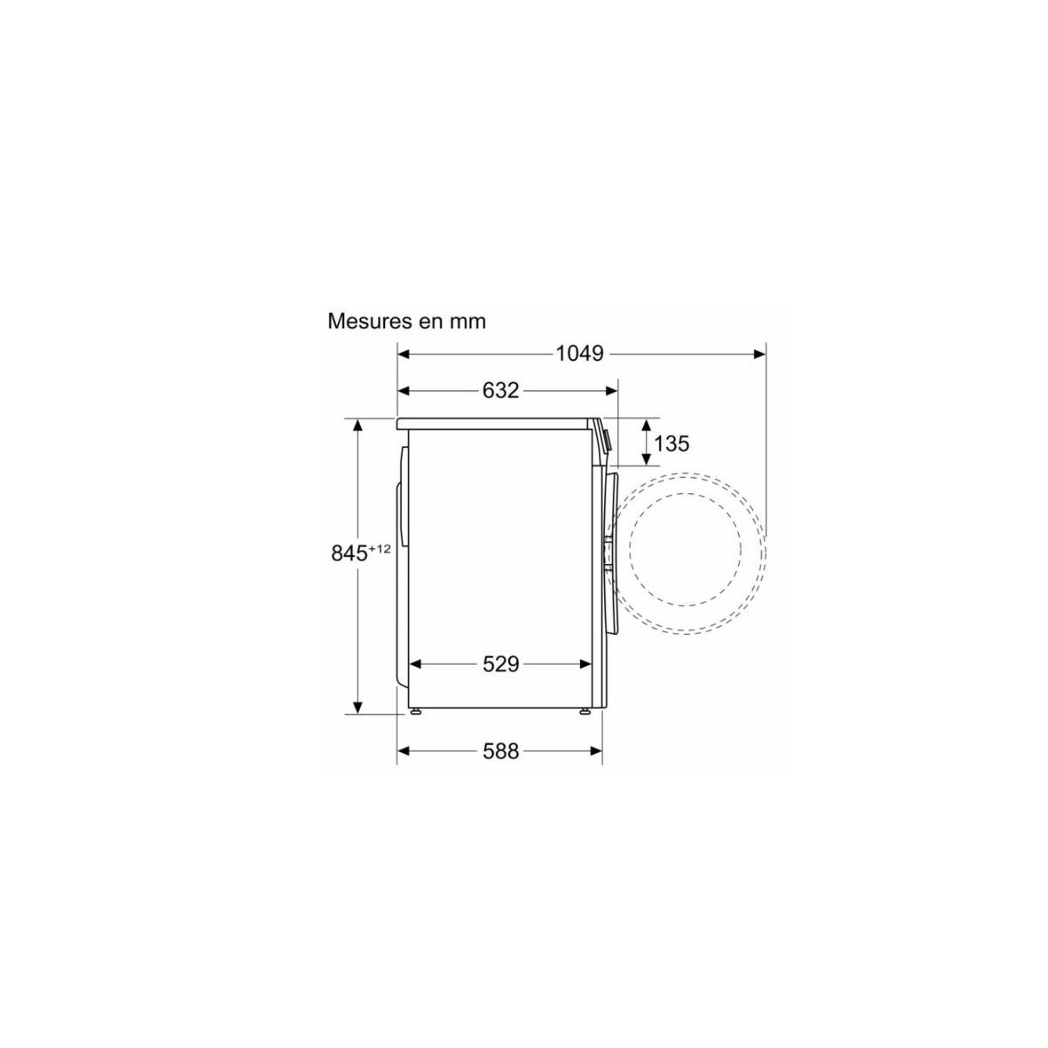 Voir la diapositive 2 : BOSCH Lave-linge frontal 9kg 1400tr/min - wgg244z3fr