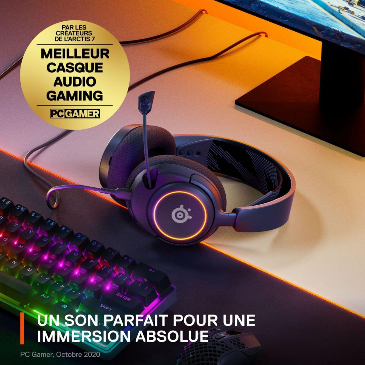 STEEL SERIES Casque gamer Arctis Nova 3