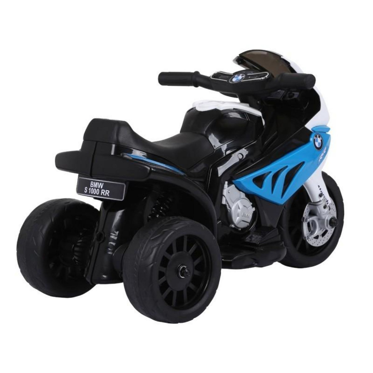 BMW Moto Electrique BMW S1000, 25W pour Enfant, 3 Roues, Système Audio et Phares Fonctionnels