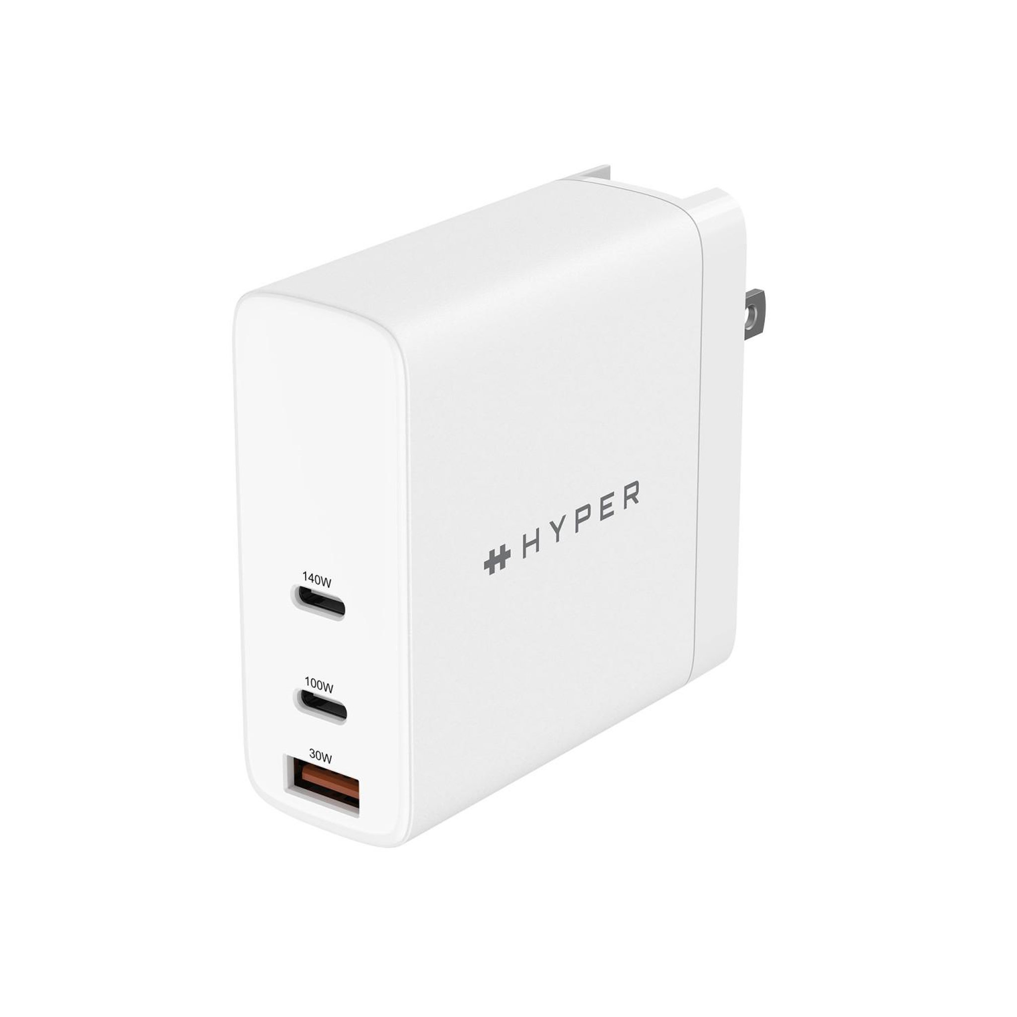 Voir la diapositive 2 : HYPER HYPER HJG140WW chargeur d'appareils mobiles Universel Blanc Secteur Charge rapide Intérieure