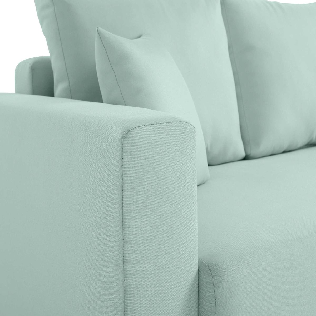 BEST MOBILIER Regala - canapé 3 places - convertible avec coffre - en tissu