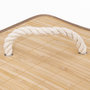 Voir la diapositive 2 : ATMOSPHERA Panier à linge 48L angle bambou