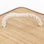 Voir la diapositive 2 : ATMOSPHERA Panier à linge 48L angle bambou