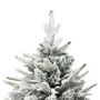 Voir la diapositive 3 : VIDAXL Sapin de Noël artificiel à flocons de neige Vert 180 cm PVC PE