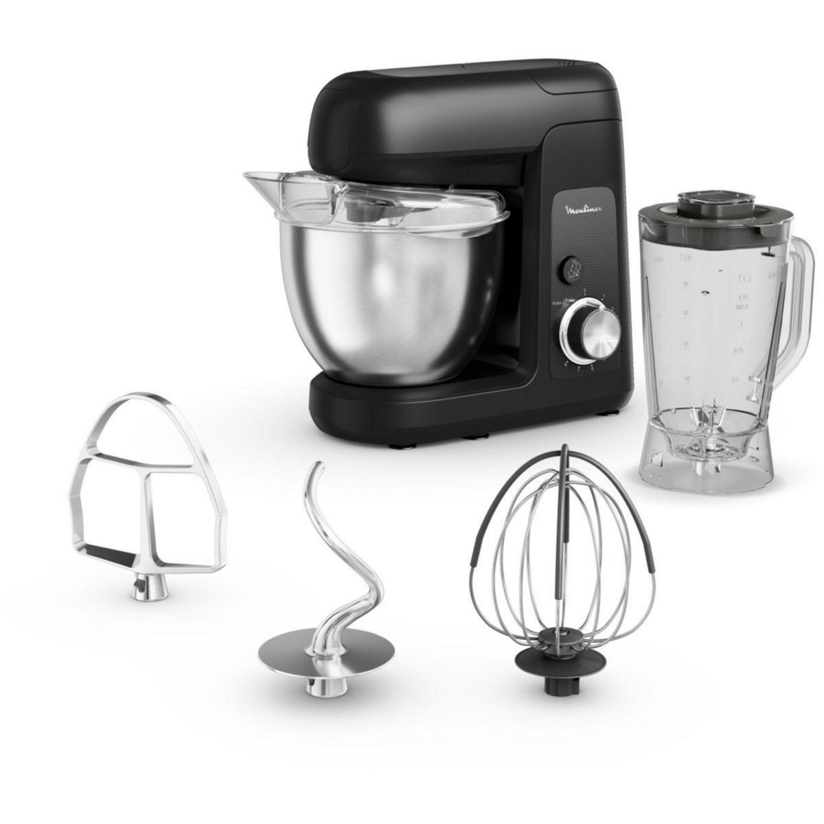 MOULINEX Robot pâtissier Bake Partner + blender QA521810